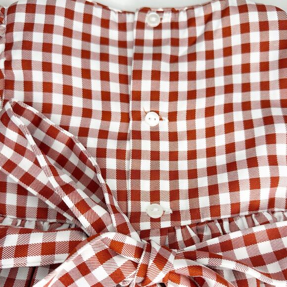 Edgehill Collection Gingham Smocked Dress Size 3T - Picture 5 of 6